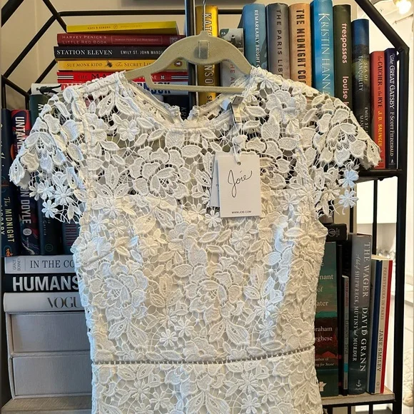NWT White lace Joie Celedonia dress, size 0. Never worn. Bridal! - Picture 6 of 8